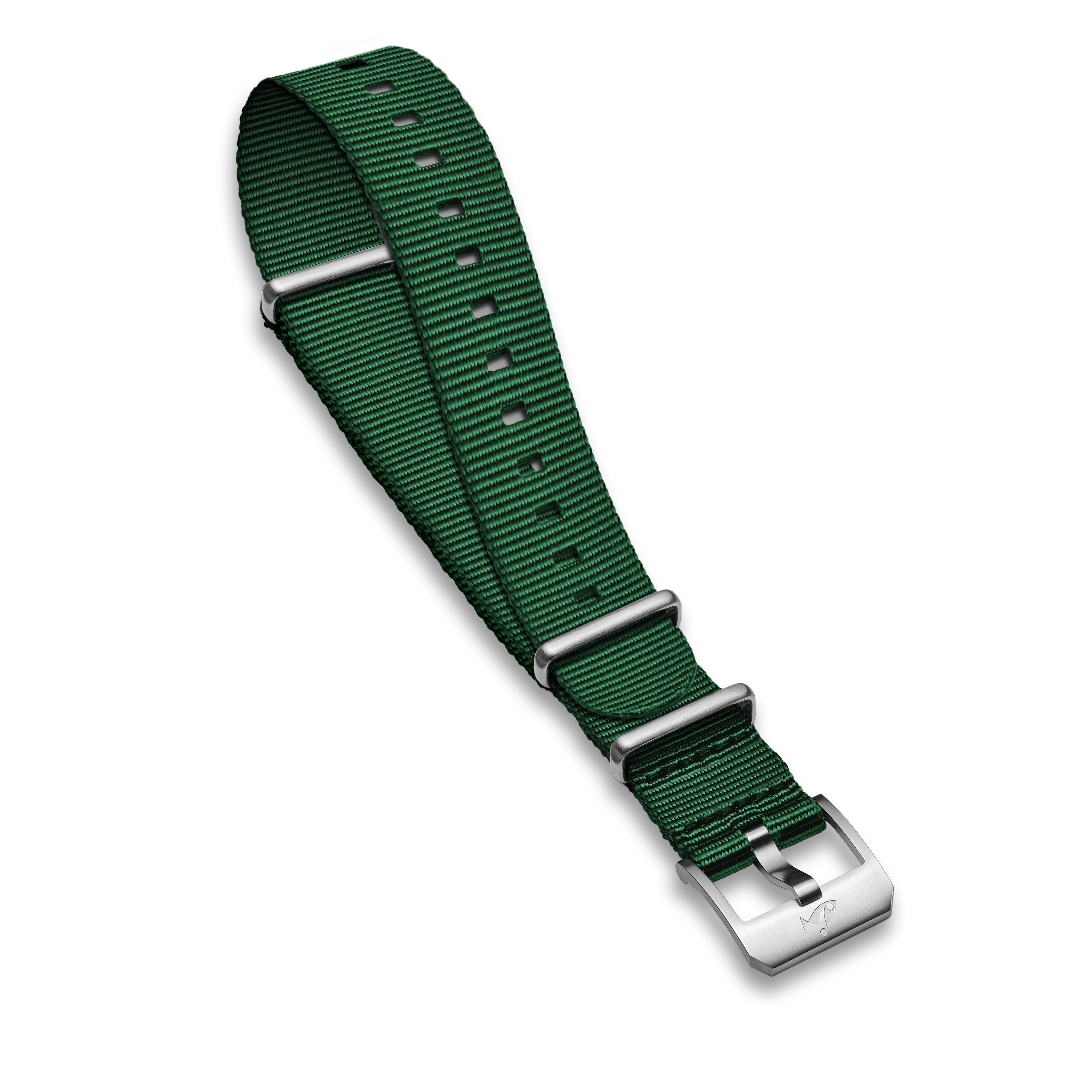 NATO strap with pin buckle, Green
