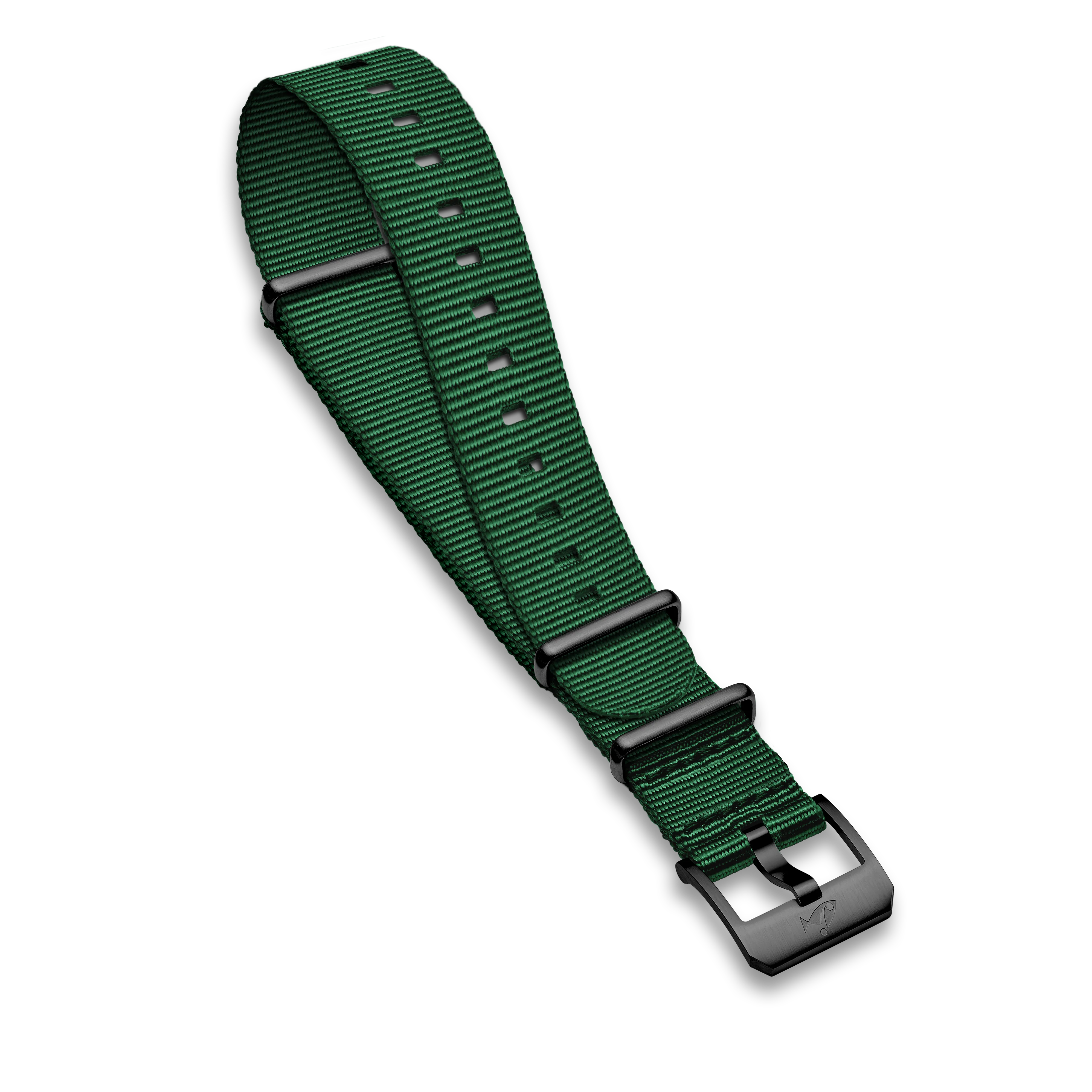 NATO strap with pin buckle, Green